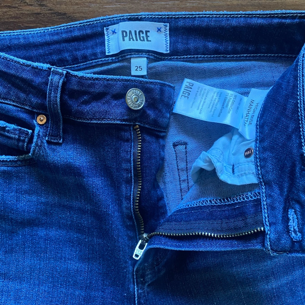 PAIGE Manhattan High Rise Bootcut Jeans, 25 - Picture 11 of 12
